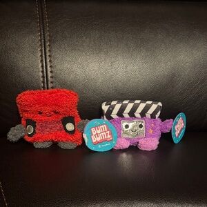 Bum Bumz by Russ Movie Bumz Plush 2 pieces Colin Connie NWT